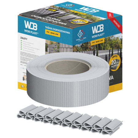 Tvoros Juosta Basic Line 450 g/m2, 4.75 cm x 35 m (RAL7040)